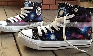 Image result for Hand Painted Galaxy Shoes