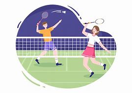 Image result for Badminton Court Cartoon