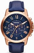 Image result for Fossil Watch Blue Face with Diamond