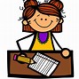 Image result for Student Sitting at Desk Clip Art