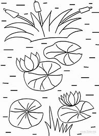 Image result for Lily Pad Coloring
