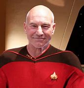 Image result for Jean-Luc Picard with Sewing Machine