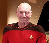 Image result for Patrick Stewart Captain Picard