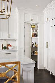 Image result for Hidden Pantry Door in Kitchen Cabinets