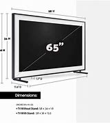 Image result for Dimensions of 65 Inch TV
