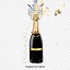 Image result for Champagne Bottle and Glass Picture with No Background
