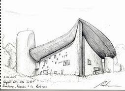 Image result for Notre Dame De Haut Sketch