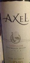 Image result for Playa Carmenere Axel Colchagua Valley