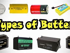 Image result for Battery Types with Names