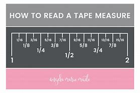 Image result for Chrome Tape-Measure Fraction Chart