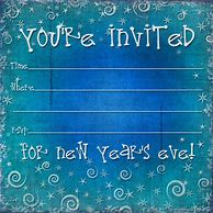 Image result for New Year's Eve Party Invitation