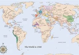 Image result for Map of 1500