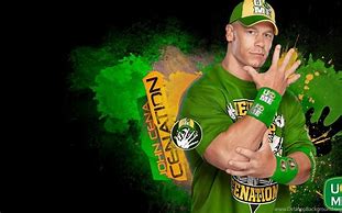 Image result for WWE John Cena Lime Green Attire