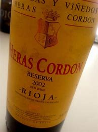 Image result for Heras Cordon Rioja Reserva