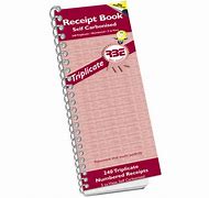 Image result for Triplicate Receipt Book