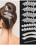 Image result for Rhinestone Hair Clips