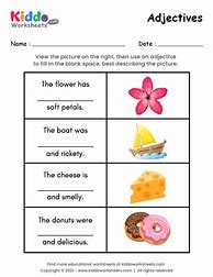 Image result for Adjective Activities for Kids