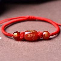 Image result for Gold Red Rope Bracelet