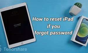 Image result for What Should I Do If I Forgot My iPad Password