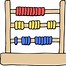 Image result for Clip Art Image of Abacus Black and White