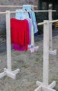 Image result for Jury-Rig Clothes Hanger Rack