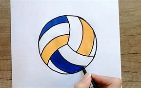 Image result for Volleyball Ball Drawing