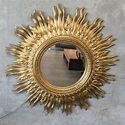 Image result for Gold Sunburst Mirror