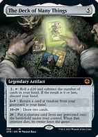 Image result for Deck of Many Things MTG