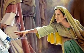 Image result for Woman Touching Jesus Cloak