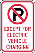Image result for No EV Charging Symbol