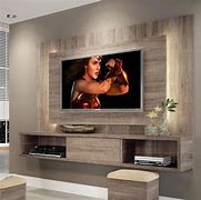 Image result for Floating Wall Unit TV Anthacite and Wood