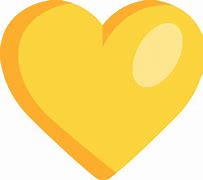 Image result for Yellow Heart Emoji PNG