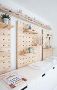 Image result for DIY Pegboard Shelf