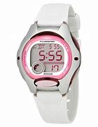 Image result for Women White Sports Watch Waterproof