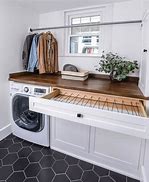 Image result for Narrow Drying Rack Laundry Room