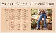 Image result for Us Jean Size Chart