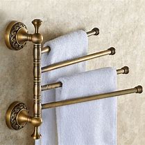 Image result for Vintage Brass Towel Stand