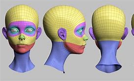 Image result for Head Mesh Topology