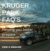 Image result for Rules and Regulations in Kruger National Park