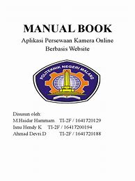Image result for Manual Book PDF