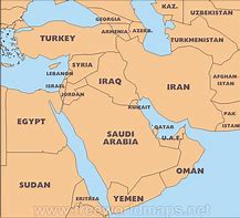 Image result for New Middle East Map