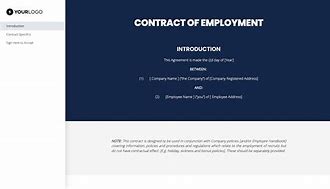 Image result for Work Contract Sample PDF