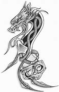 Image result for Dragon with Sphere Tattoo Designs