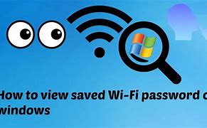 Image result for Wi-Fi Password On PC