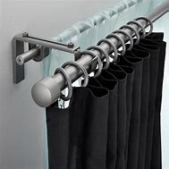 Image result for Curtain Rods for Sheers