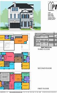 Image result for 3-Story House Plans