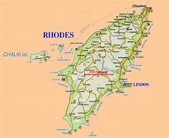 Image result for Rhodes Greece Map Greek Islands