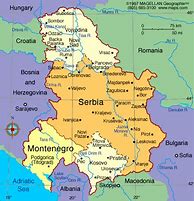 Image result for Serbia Map Labled