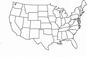 Image result for Easy United States Map