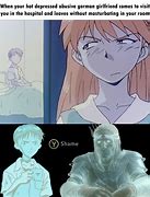 Image result for Anime Girl in Hospital Bed Meme
